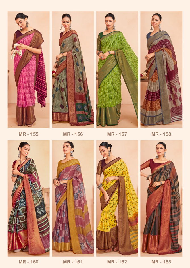 Sr Meera Queen Chanderi Saree Catalog